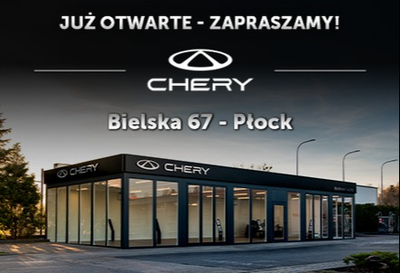 Chery Budmat Auto - ul. Bielska 67, Płock - JUŻ OTWARTE!