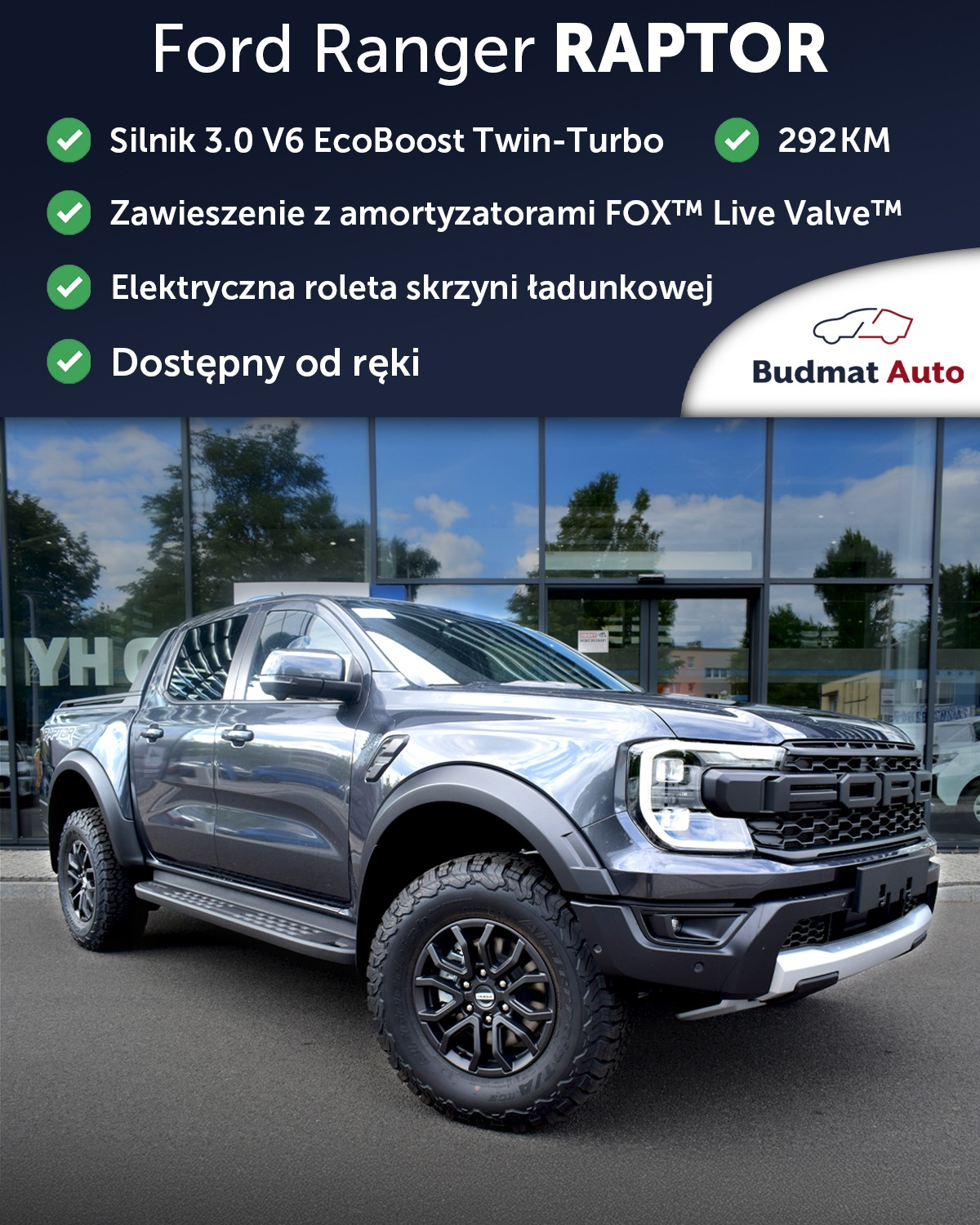 Ford Ranger RAPTOR - król wśród PICKUPÓW