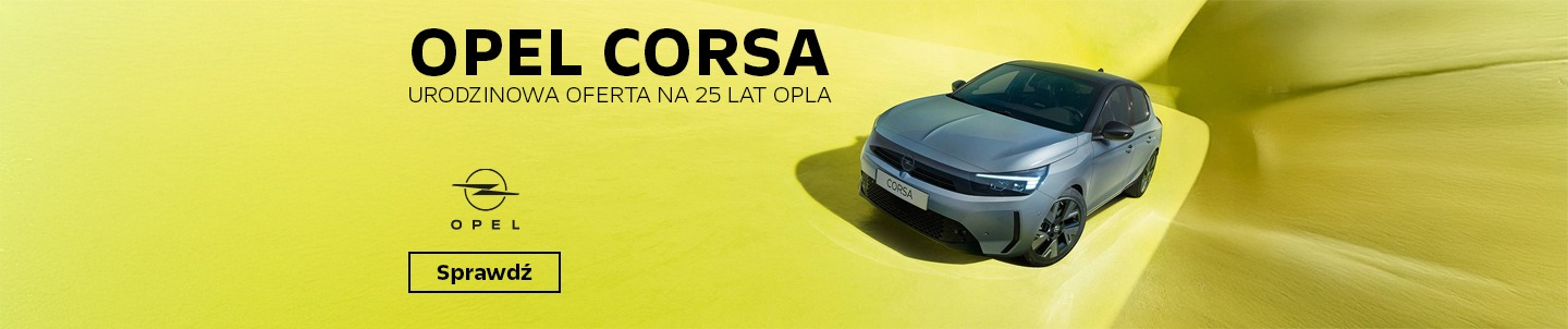 Opel Corsa - urodzinowa oferta na 25 lat Opla