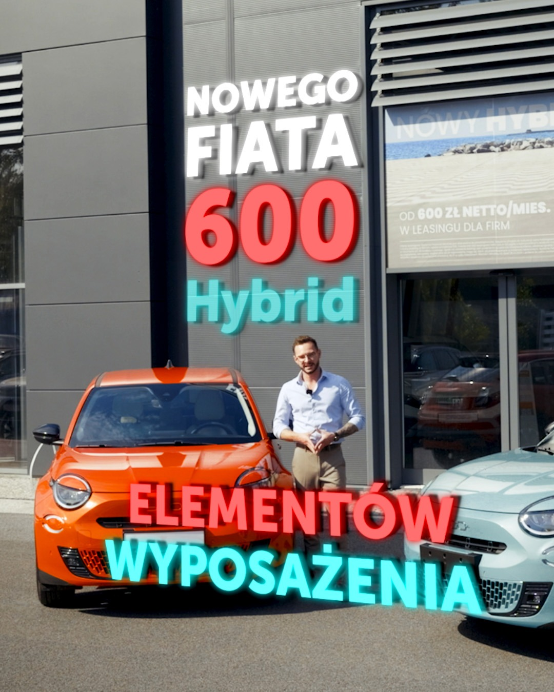 Fiata 600 Hybrid - Elementy Wyposażenia